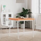 Stolna ploča 70 x 70 x 4 cm četvrtasta od masivnog drva bukve | shoptok.hr