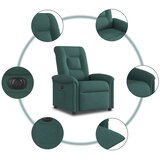 Električni naslonjač od tkanine tamnozeleni | shoptok.hr