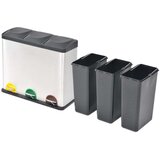  Koš za ločevanje odpadkov nerjaveče jeklo 54 L | Shoptok.si