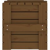  Kutija za pohranu boja meda 58x40,5x42 cm od masivne borovine | Eponuda.com