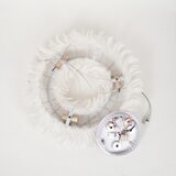 Brilagi LED luster na sajli FEATHER 3xE27/40W/230V + 3xLED/3W prečnik 40 cm bela | Eponuda.com