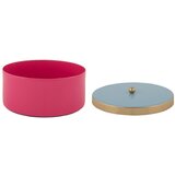 PT LIVING Rožnata dekorativna kovinska škatla za shranjevanje ø 16x6 cm Double Funky – | Shoptok.si