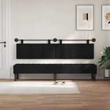  Držeće uzglavlje Zidne Prugasti Crna 210 x 55 x 5 cm tkanina - Crna 200 cm bez LED | shoptok.hr