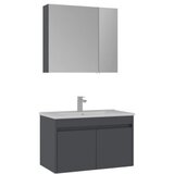 Hanah home Kupatilski ormarić sa umivaonikom i ogledalom (2 komada) Side 85 v2 744 | Eponuda.com