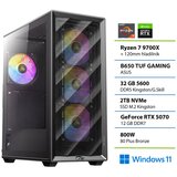  Gaming namizni računalnik PCLINE TERMINATOR 12 R7-9700X/32/2/RTX5070/W11H (149081) | Shoptok.si