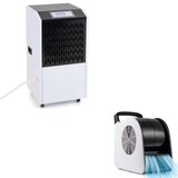  Komercialni razvlažilnik zraka 118 l/dan z odtočno cevjo + talni ventilator 130 W, 3 hitrosti Cene