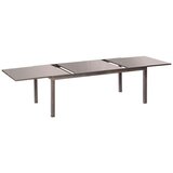 Gardenson Raztegljiva Vrtna Miza Ambia, Aluminij, Steklo, 180-250x100 | Shoptok.si