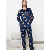 Trendyol Ženski set pidžame Thmaw25Pt00125, Tamnoplavi | Eponuda.com