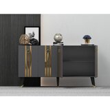 Hanah home komoda isil - anthracite, gold anthracitegold console | ePonuda.com