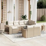 vidaXL 11-dijelni set vrtnih sofa od poliratana s jastucima bež | shoptok.hr