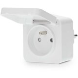 Nedis ZBPO130EWT - Pametna utičnica Smartlife 3680W/230V/ Tip E/16A Wi-Fi Tuya IP44 Cene