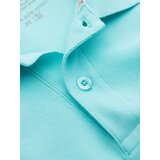 Ombre Men's BASIC single color pique knit polo shirt - mint | Shoptok.si