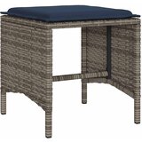  4-dijelni set vrtnih sofa od poliratana s jastucima sivi | shoptok.hr