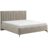 Hom`in OBLAZINJENA POSTELJA 140 cm x 200 cm , tekstil krem barve Cene