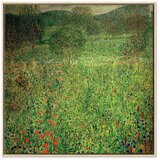  Slika - Gustav Klimt – The Garden 60x60 U prirodnom drvenom okviru | shoptok.hr