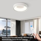 Brilagi LED prigušiva stropno svetlo FALCON MODERN LED/30W/230V 40 cm bela + DO | Eponuda.com