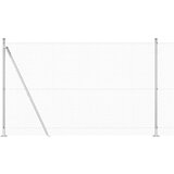  Zavarena žičana ograda s 7 flanšnim stupovima 1.4x10 m Pocinčana čelika | shoptok.hr
