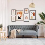  Chesterfield sofa stolica Svjetlosiva 182.5 x 74.5 x 74.5 cm | shoptok.hr