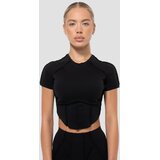 GymBeam women‘s cosmo cropped t-shirt black Cene