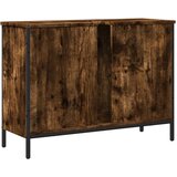 Ormarić za umivaonik boja dimljenog hrasta 80x30x60 cm drveni | shoptok.hr