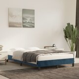 Furnova Posteljni okvir brez vzmetnico temno modra 120x190 cm žamet, (21936499) Cene