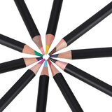 Ikonka Ikona KX2957 set profesionalnih lesenih barvic 120 barv – 3 mm jedro, radirka, šilček in torbica | Shoptok.si