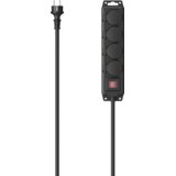 Hama 00223064 produžni kabel 4 m 4 utičnice naizmjenične struje Vanjski Crno Cijene