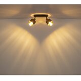 Globo 15560-2C - Spot svetiljka MILLEY 2xE27/40W/230V crna/bronza | Eponuda.com