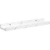  Polica na zidu s policom 4 pcs Bijeli mramor 40 x 9 x 3 cm | shoptok.hr
