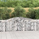  Lučne gabionske košare 15kom 400x30x100/120cm pocinčano željezo | shoptok.hr