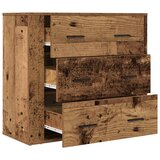  Komoda boja starog drva 80 x 33 x 70 cm od konstruiranog drva | shoptok.hr