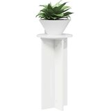  Stalak za biljke 2 pcs Bijela visokog sjaja 29 5 x 29 5 x 60 cm | shoptok.hr