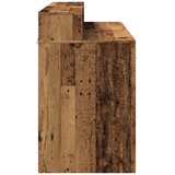  Radni stol s LED svjetlima boja starog drva 120x55x91 cm drveni | shoptok.hr