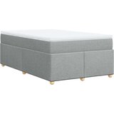 vidaXL Krevet s oprugama i madracem svjetlosivi 120x190 cm od tkanine | shoptok.hr