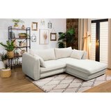 MID.YOU KOTNA SEDEŽNA GARNITURA, struktura krem barve | Shoptok.si