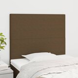  Uzglavlje tamnosmeđe 80x5x118/128 cm tkanina | shoptok.hr