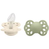 Bibs anatomska duda infinity silicone ivory & sage | Shoptok.si