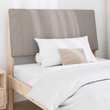  Tapecirani uzglavlje Sivo-smeđa 100 cm Čvrsto borovo drvo | shoptok.hr