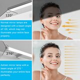 AZHIEN LED svetilka za ogledalo 40cm, 4000K, IP44 | Shoptok.si