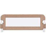 vidaXL Posteljno varovalo za otroke taupe 102x42 cm poliester, (20608968) | Shoptok.si