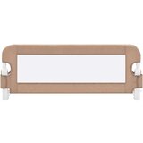 vidaXL sigurnosna ogradica za dječji krevet bež 102 x 42 cm poliester | shoptok.hr