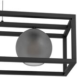 Eglo 390215 - visilica na sajli arangona 3xE27/40W/230V zadimljeno/crno Slike