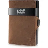 ZNAP, tanka denarnica, 12 kartic, predelek za kovance, 8 × 1,8 × 6 cm (Š × V × G), zaščita RFID