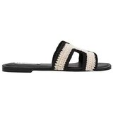 Steve Madden crno-bele ženske papuče | Eponuda.com