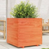  Vrtna sadilica voštano smeđe boje 70x70x72 cm od borovine | shoptok.hr