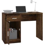  Radni stol s ladicom i ormarićem boja hrasta 100x40x73cm drveni | shoptok.hr