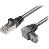 S/FTP CAT6A kotni kabel na konektorje 5m črn, (20441428)