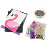 Creative DIY Sequins Set Studs Flamingo Frame | shoptok.hr