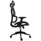 BIT FORCE COZY LM-2D uredska stolica, PU koža, 2D naslon za ruke, nosivost 140kg, crna | shoptok.hr