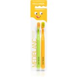 MEDIBLANC KIDS & JUNIOR Ultra Soft zobna ščetka za otroke 2 ks Green, Orange 2 kos | Shoptok.si